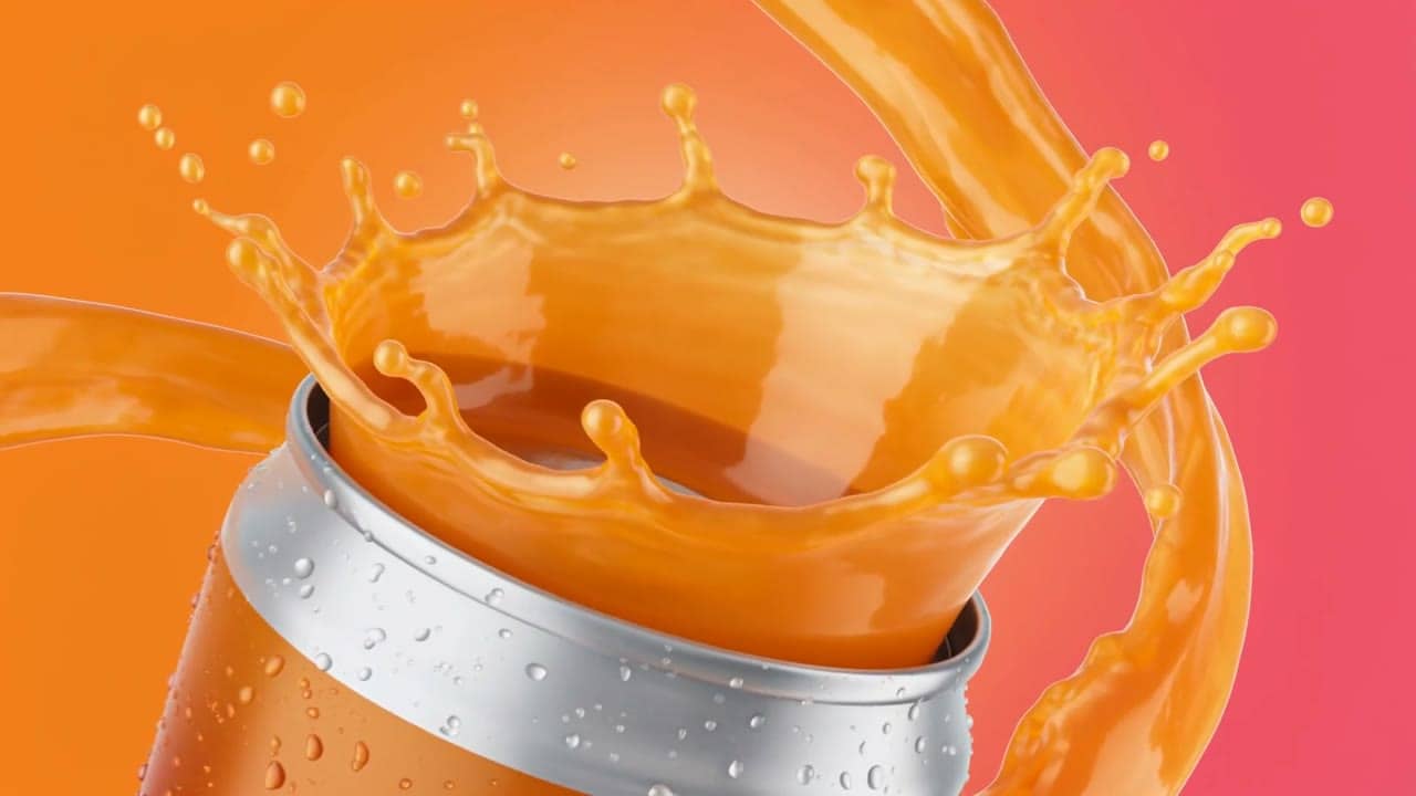 Beverage — product ad
